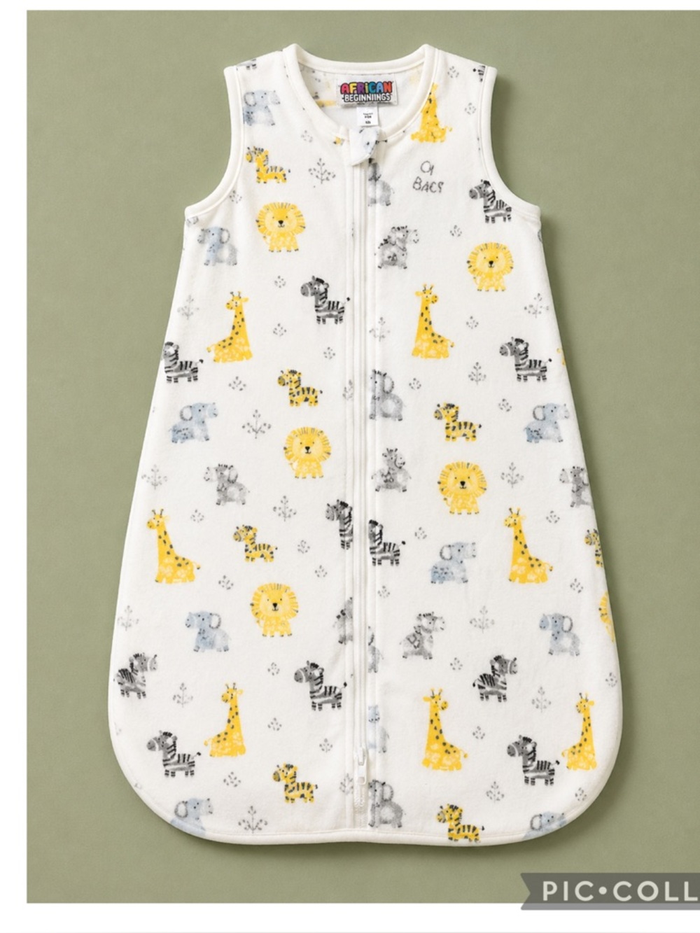 African Beginnings Big Five Sleep Sack Baby Wearable Blanket Ultra Soft
